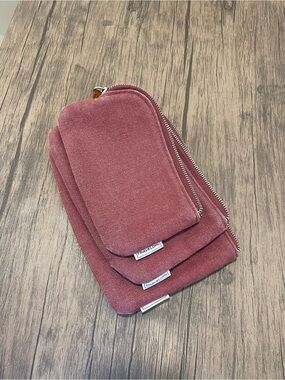 Travelon Heritage Rose Canvas 3-Piece Travel Pouch Set RFID Passport